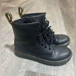 Dr. Martens Black Kids Boots